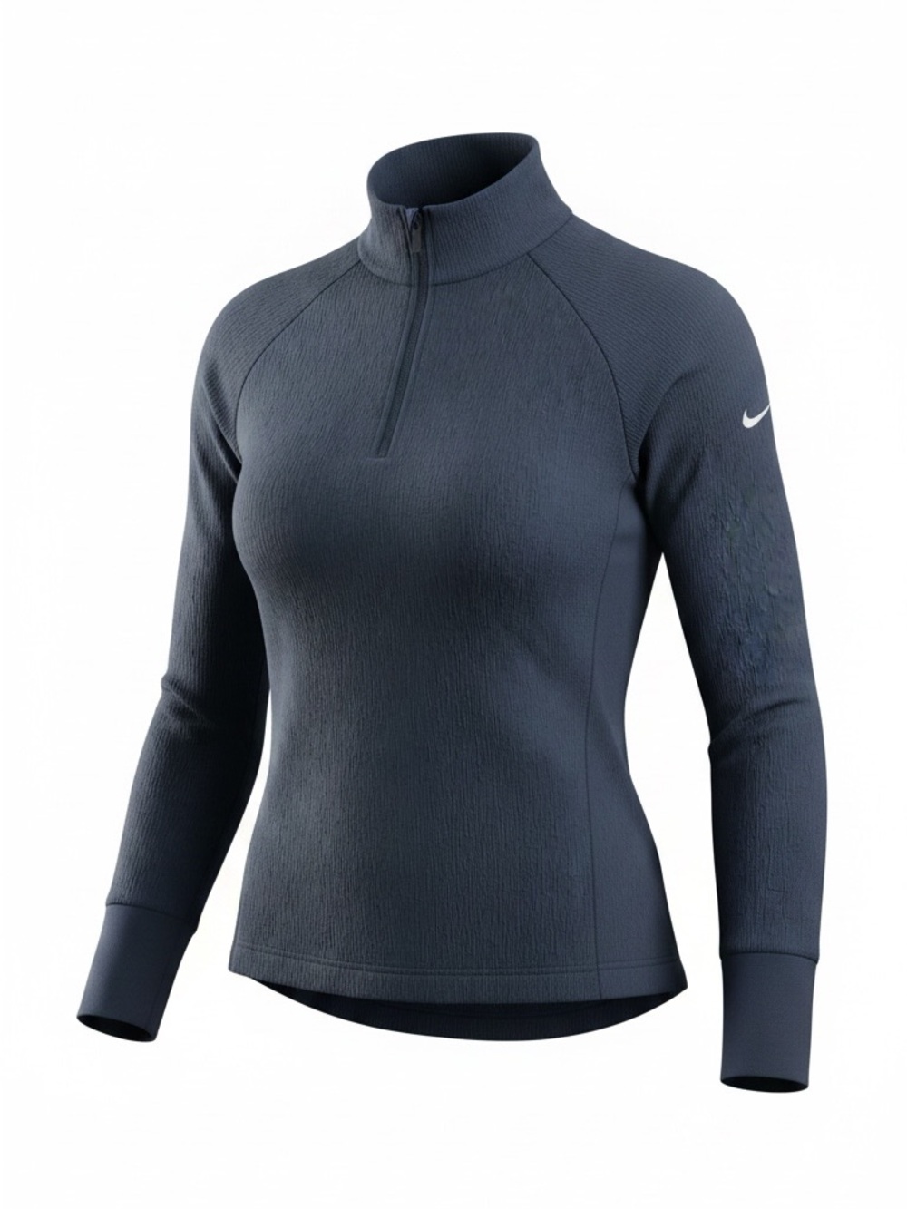 Nike Women's Therma Victory 1/2 Zip Golf Pullover Navy Blue Small Long Sleeve